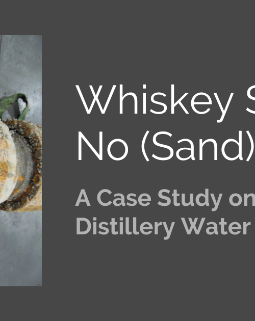 Whiskey Straight, No (Sand) Chaser – A Case Study on Optimizing Distillery Water Pumps